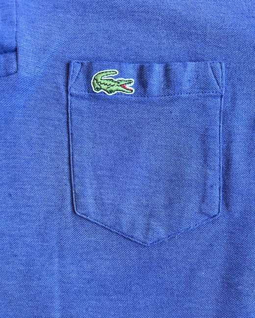 Polo Lacoste Vintage Izod Hombre Azul Marino L