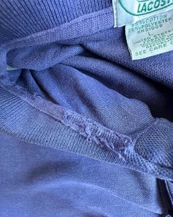 Polo Lacoste Vintage Izod Hombre Azul Marino L