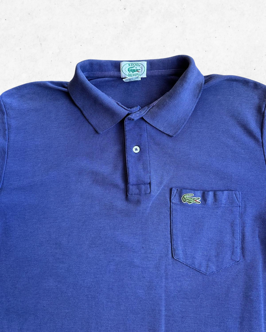 Polo Lacoste Vintage Izod Hombre Azul Marino L