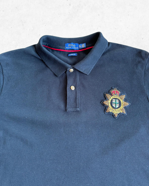 Polo Ralph Lauren Mujer Negro Escudo New York XL