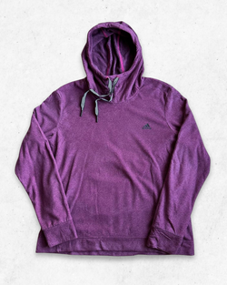 Sudadera Deportiva Adidas Mujer Morado XL - Segunda Mano