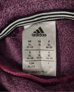 Sudadera Deportiva Adidas Mujer Morado XL - Segunda Mano