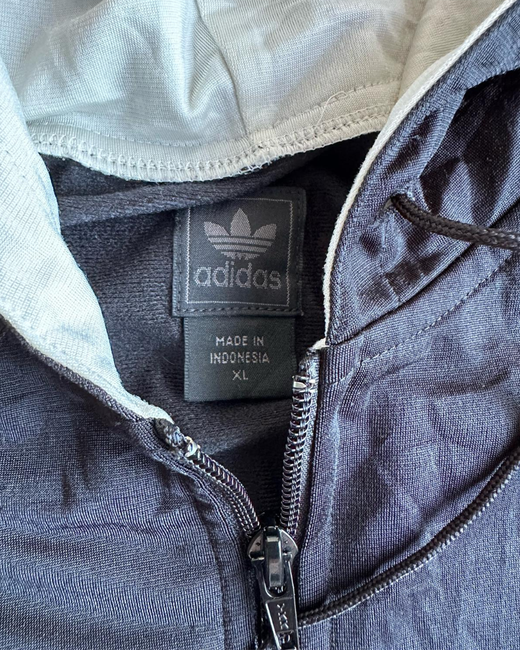 Sudadera Adidas Vintage Hombre Negro XL - Segunda Mano