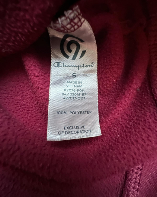 Sudadera Champion Mujer Burdeos S