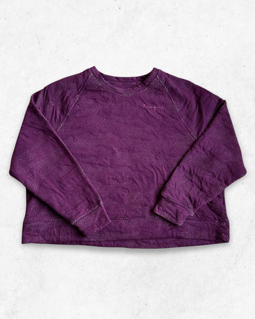 Sudadera Champion con relieve Mujer Burdeos XL