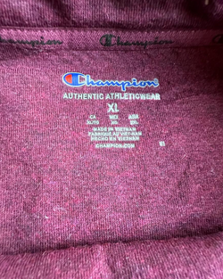 Sudadera Champion con relieve Mujer Burdeos XL