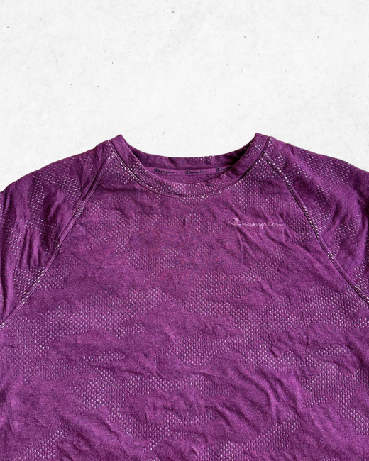 Sudadera Champion con relieve Mujer Burdeos XL