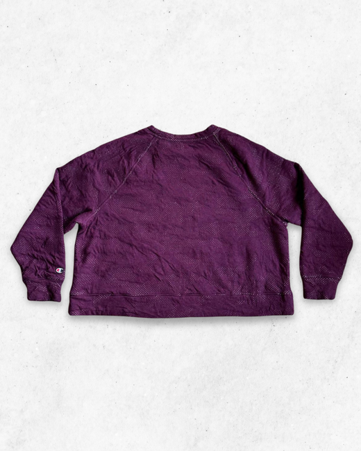 Sudadera Champion con relieve Mujer Burdeos XL