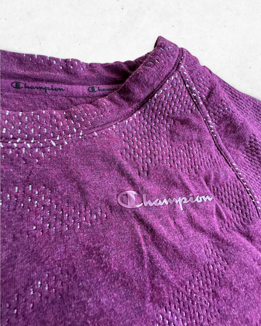 Sudadera Champion con relieve Mujer Burdeos XL