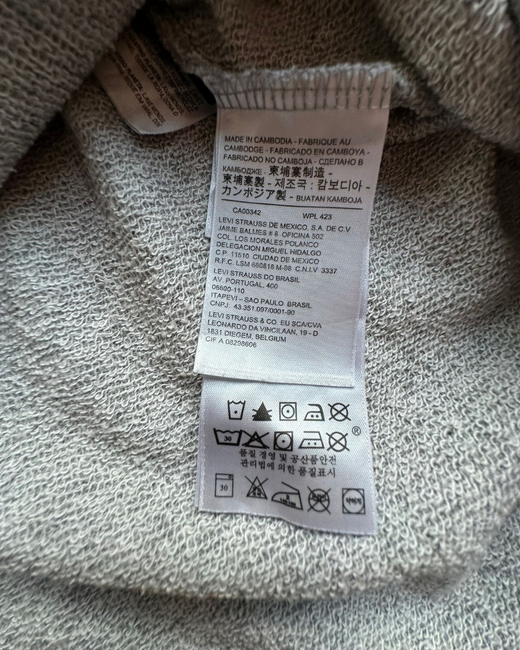 Sudadera Levis Retro Mujer Gris L