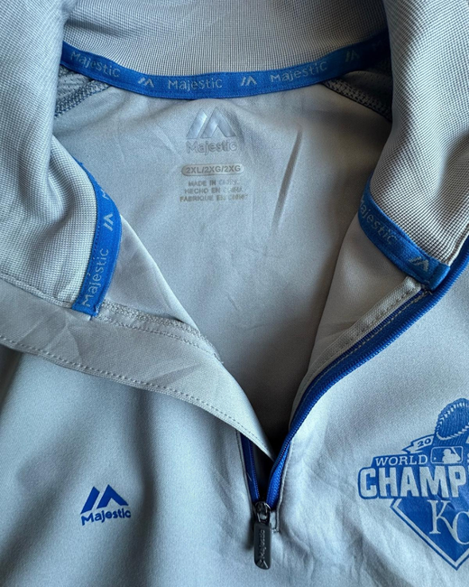 Sudadera MLB Kansas City Royals Gris Claro XXL