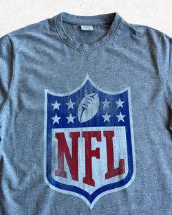 Sudadera NFL Oficial Logo NFL Gris S
