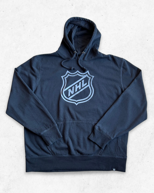 Sudadera NHL Oficial Logo NHF Negro XXL