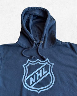 Sudadera NHL Oficial Logo NHF Negro XXL