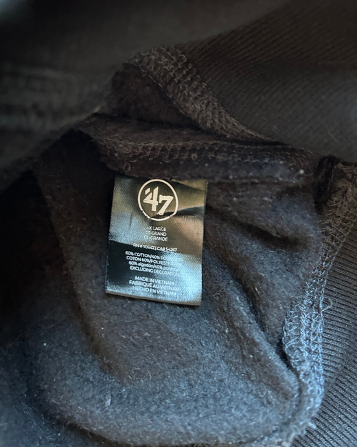 Sudadera NHL Oficial Logo NHF Negro XXL