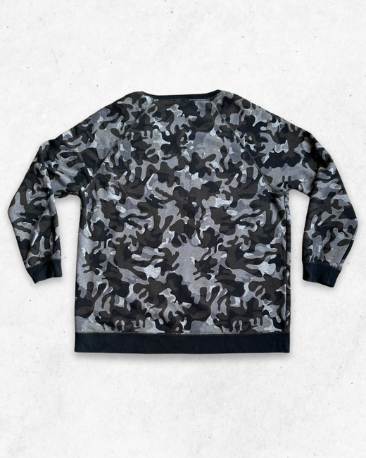 Sudadera Nike Militar Mujer Negro y Gris L - Segunda Mano