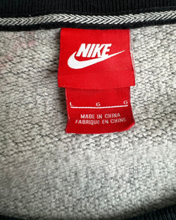 Sudadera Nike Militar Mujer Negro y Gris L - Segunda Mano