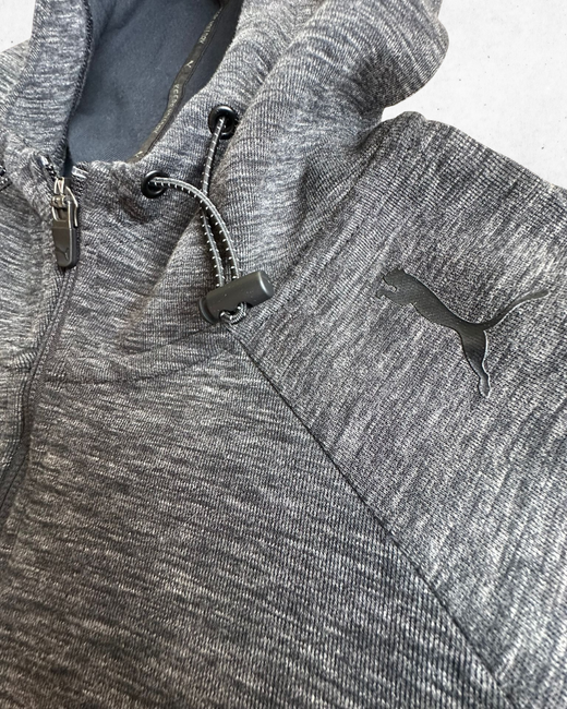 Sudadera Deportiva Puma Mujer Gris y Negro S - Segunda Mano