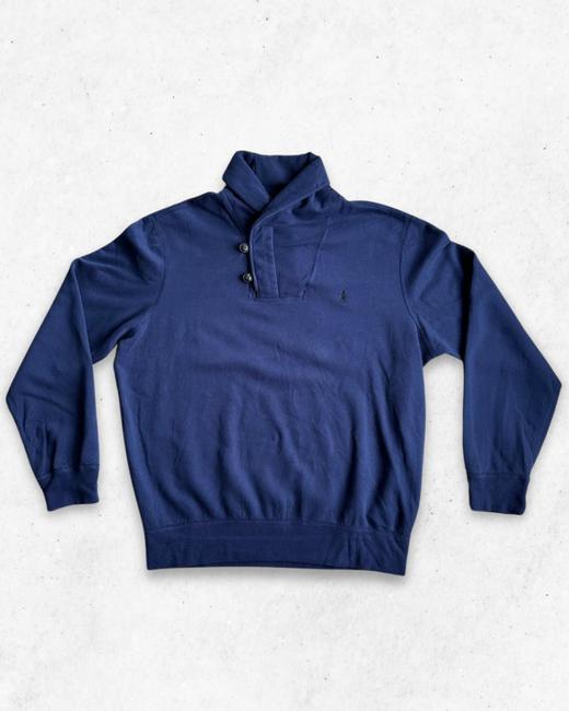 Sudadera Ralph Lauren Hombre Azul Marino XL