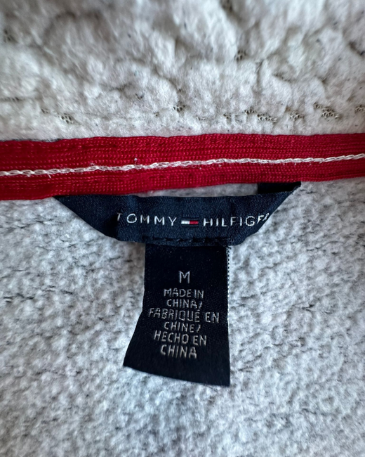 Sudadera Sherpa Tommy Hilfiger Mujer Gris M