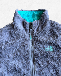 Abrigo The North Face Reversible Niños Turquesa y Gris S