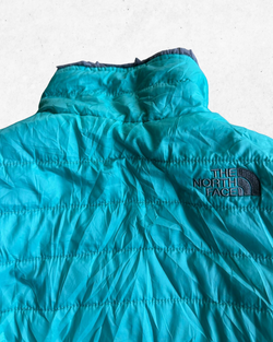 Abrigo The North Face Reversible Niños Turquesa y Gris S