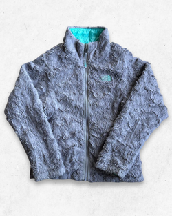 Abrigo The North Face Reversible Niños Turquesa y Gris S
