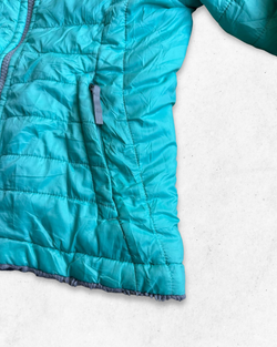 Abrigo The North Face Reversible Niños Turquesa y Gris S